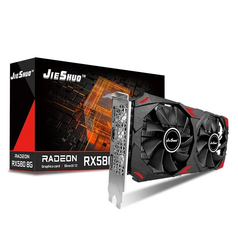 Rx 580 8Gb 2048Sp Gpu - JIESHUO Grafische Kaarten AMD RX 580